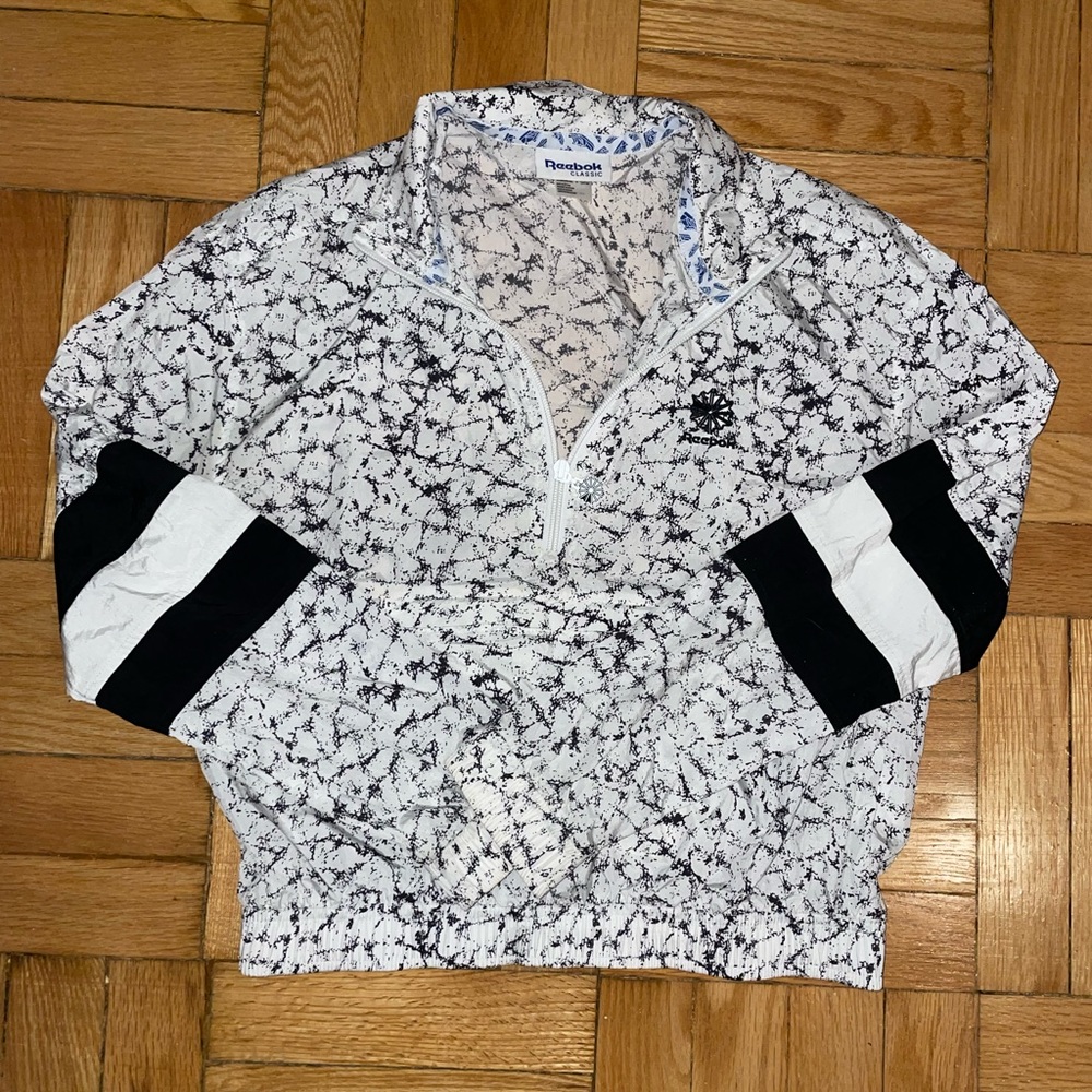 Reebok Cropped Track Jacket Size Small